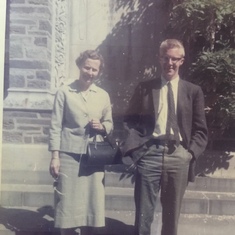 1965 Princeton graduation, with his mom Mavis Erika (Berry) Daane