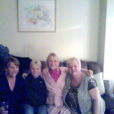 the 4 of us just a few weeks before you were gone