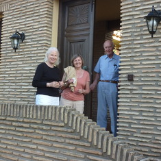 Gill and John with Jane in Spain 2011