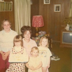 Front: Me & Sherri                                                                                Back: Robin, Mom & Gina