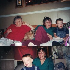 Grandma, Mom, & Garret