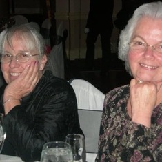 Ginnie and Joyce 2009. Together in heaven now!