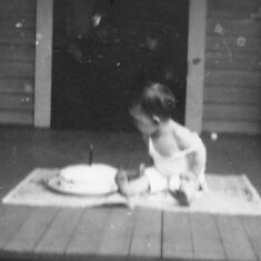 Virginia's first birthday 1930