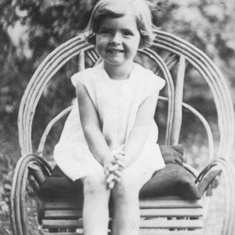 1932 Virginia Lee Thompson in chair