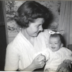 Jan 1958  Ginny and Connie