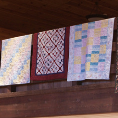 More quilts mady by Ginny for her grandchildren and great-grandchildren.