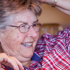 Grandma Ginny at her 80th Birthday celebration in Idaho, July 2009