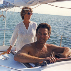 1980 Aug 3 Mom and Dad sailing