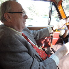 Gio Driving his Armstrong Siddeley - February 2016