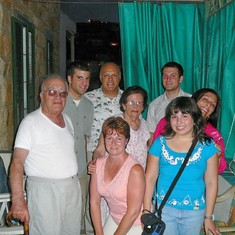 With nephews and nieces in Lebanon in 2006.