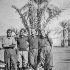 Giuseppe Torcasio: 2nd from the right in North Africa WWII