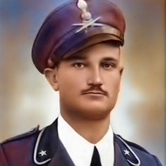Giuseppe Torcasio: Portrait In uniform (Colorized)