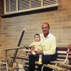 Giuseppe Torcasio with son John 1970