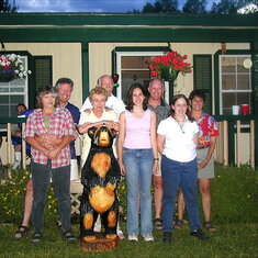 2002 - Gladys with  the family in Colorado