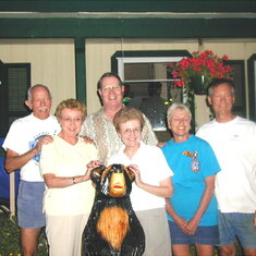 2002 - Gladys with Bob, Art, Grace, Mardelle, and Robert at Colorado reunion