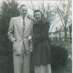 1953 -Gladys and Bob at Easter