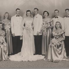 1950 - Gladys and Bob Wedding picture