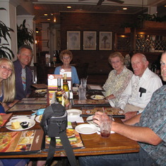 June 2009 - Celebrating Heather's H.S. graduation.  Heather, Jenna, Jon, Grandma Nelson, Grandma & Grandpa Koch, one of the uncles...Mark