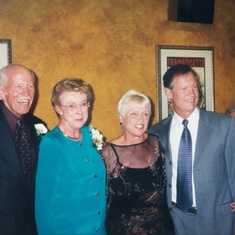 Sept. 2000 - 50th Anniversary Dinner - Bob & Gladys, Mardelle & Robert