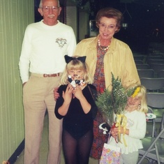 1998 - Grandma & Grandpa watching one of Heather's school "performances"