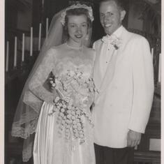 1950 - The Bride and Groom!