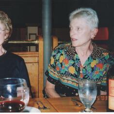 2003 - Gladys and Mardelle at Piggy's Restaurant in Lacrosse ,WI 001