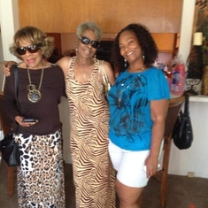 Brunch at Akilah's - Inez, Gladys and Akilah (great niece)