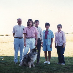 Laramie Wy--Gladys & Raymond with Wayne, Sarah, and Rhonda Reuss