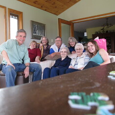 Michigan visit: Wayne, Denise, Cathy, Trevor, Gladys, Sarah, Lois, Ruth