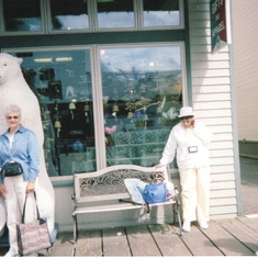 Gladys & Lois in Skagway, Alaska