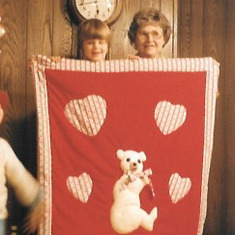 Quilt "Ba" made for Mark 1985.