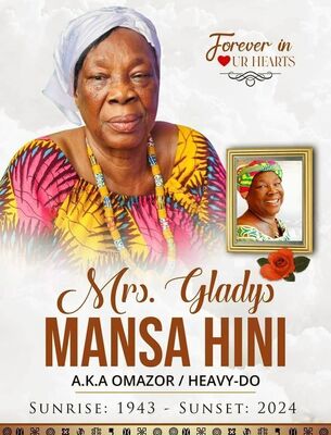 MRS GLADYS HINI OMAZOR - HEAVY-DO