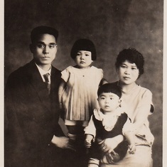 1929   Formal family photograph in Tacoma Washington.  Glen was approximately 8 months old at the time