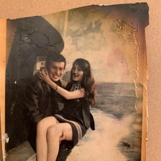 Taken on their honeymoon & retrieved after their house fire