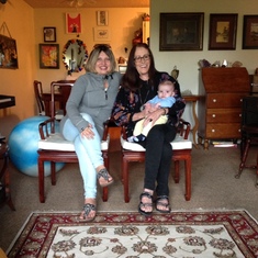 Glenda with me and baby Aidan (he was 6 months old) Thanks for your hospitality!