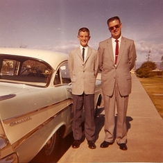 03 Glenn & his Dad (w '57 Chevy)