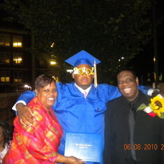 Mom Gina, Son Glenn & Dad..Glenn@ Glenn's Graduation. Yeah!!!!
