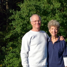 Glenn and Sue at her brothers in Ham Lake, Minnesota.   2012