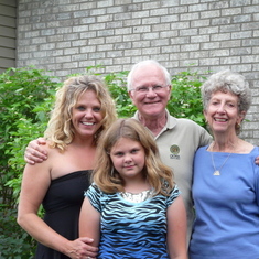 Glenn and Sue with their niece, Janelle and her daughter, Amber.   2009