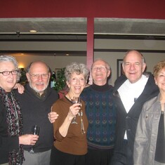 Patricia Lange, Greg Nagy, Sue and Glenn, Steve and Ivonne. Celebrating Steve's 75 B-Day.