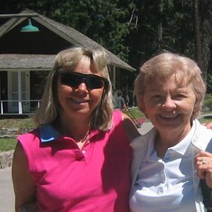 mom & me 2006 at Glacier Nat'l Park