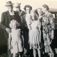 Young Glenys and Family