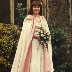 Daughter Catherine: 1993 Wedding day