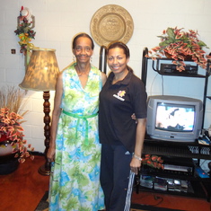 L-R: Auntie Gloria and me. Trinidad (May 2012)