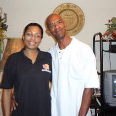 L-R: Me and Gerald. Trinidad (2012).