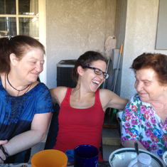 Gloria with Joanie and her niece Nurit