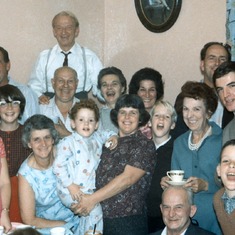 1967 - Group photo taken at May and Alan Carnell's home in Straw Street, Brunswick.
