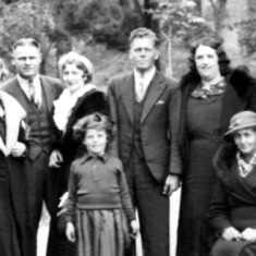 1936 - Group photo taken during a visit to Bendigo.