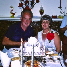 1976 - Gloria & Sam on their 25th Wedding Anniversary.