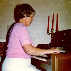 Gloria enjoyed both listening to & playing music.